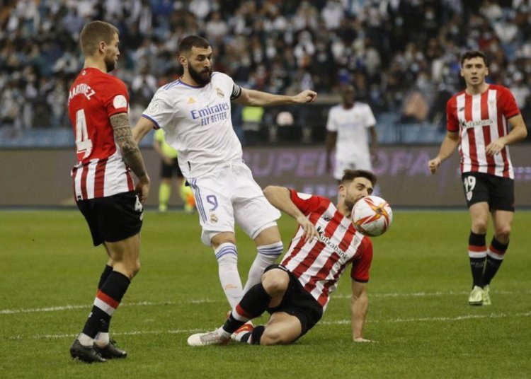 Real Madrid mengalahkan Athletic 2-0 untuk mengklaim gelar Piala Super